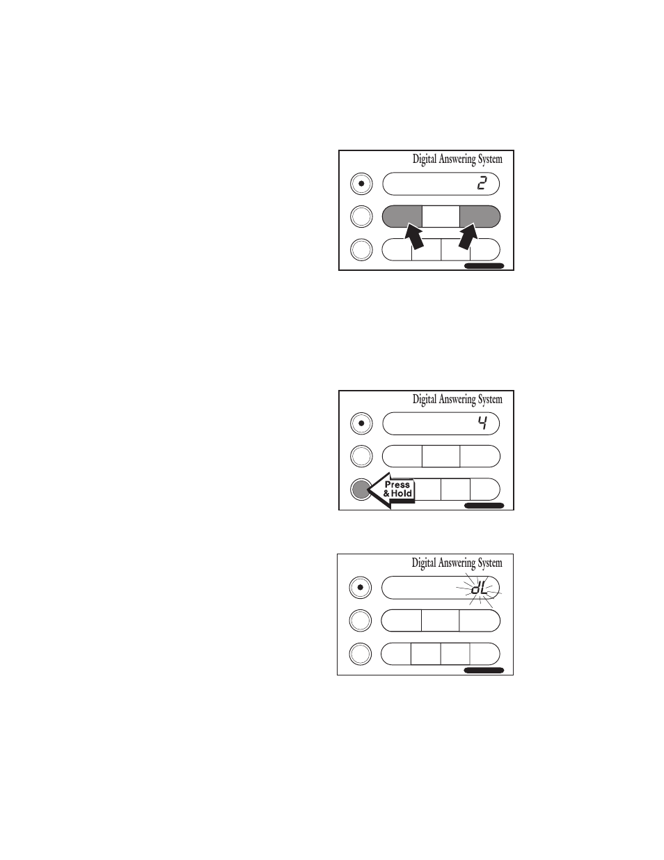 Deleting all messages 70, Deleting all messages, Digital answering system | Uniden XCA4500 User Manual | Page 70 / 90