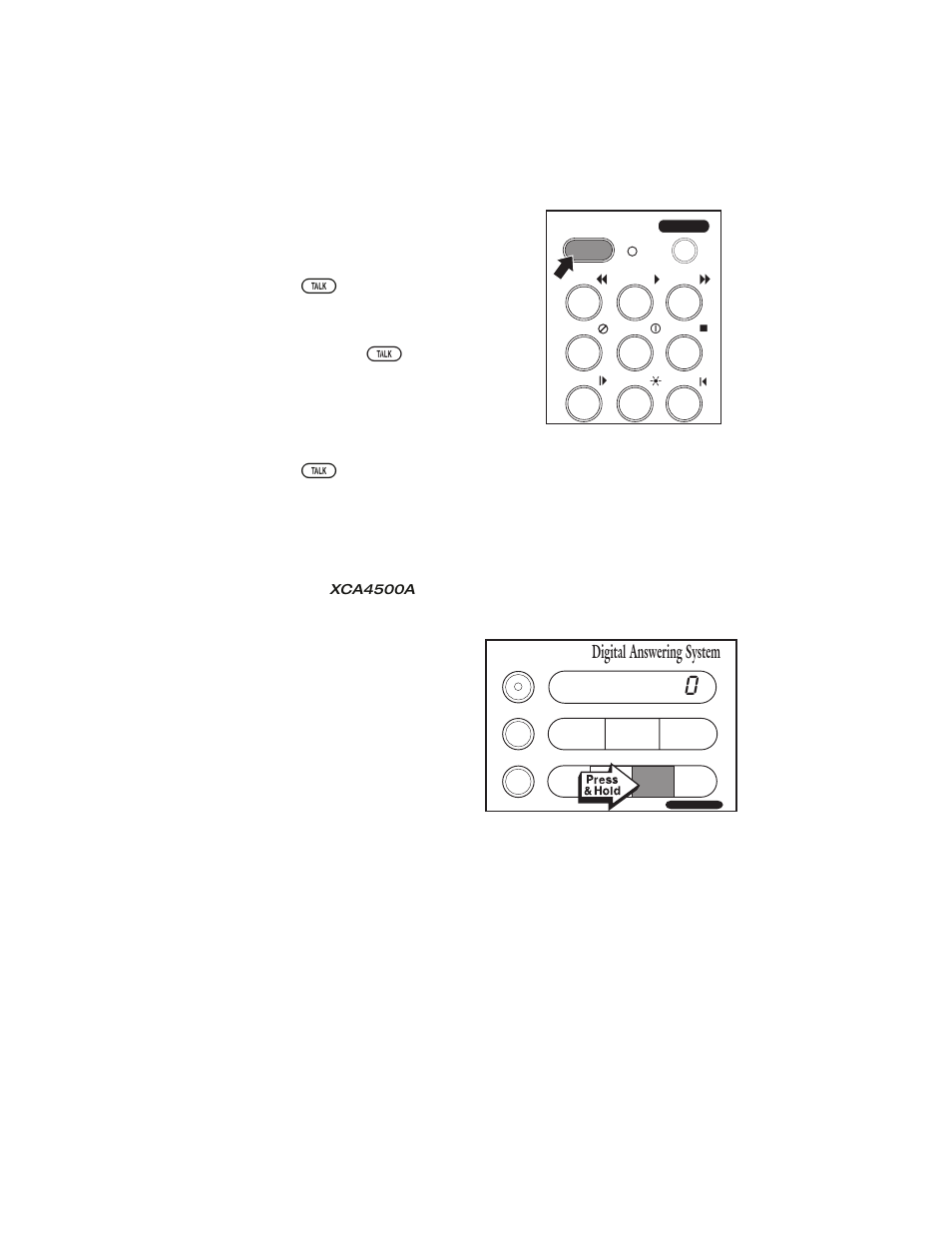 Leaving a memo message 74, Leaving a memo message, Digital answering system | Uniden XCA4500 User Manual | Page 74 / 90