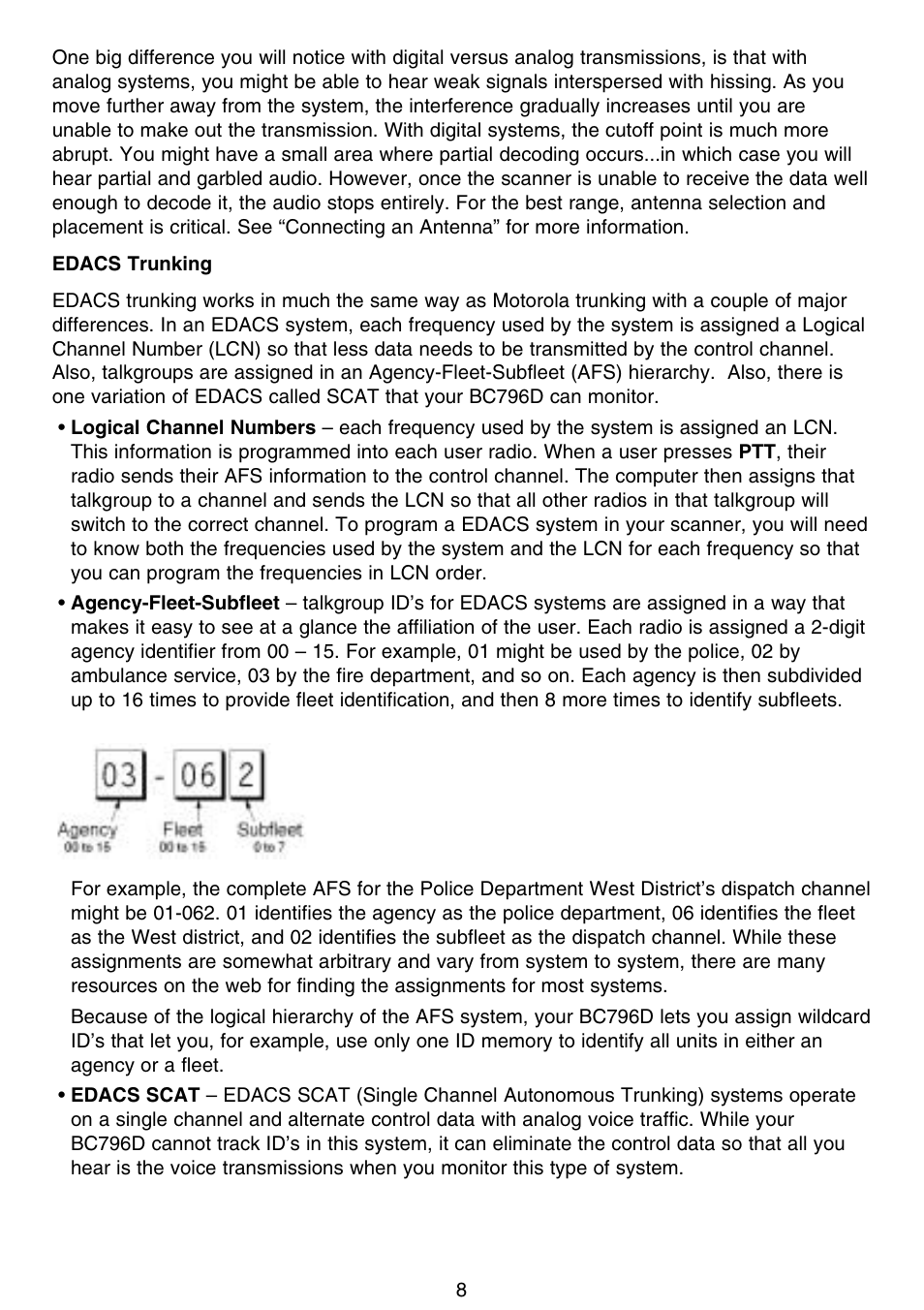 Uniden APCO 25 User Manual | Page 14 / 84