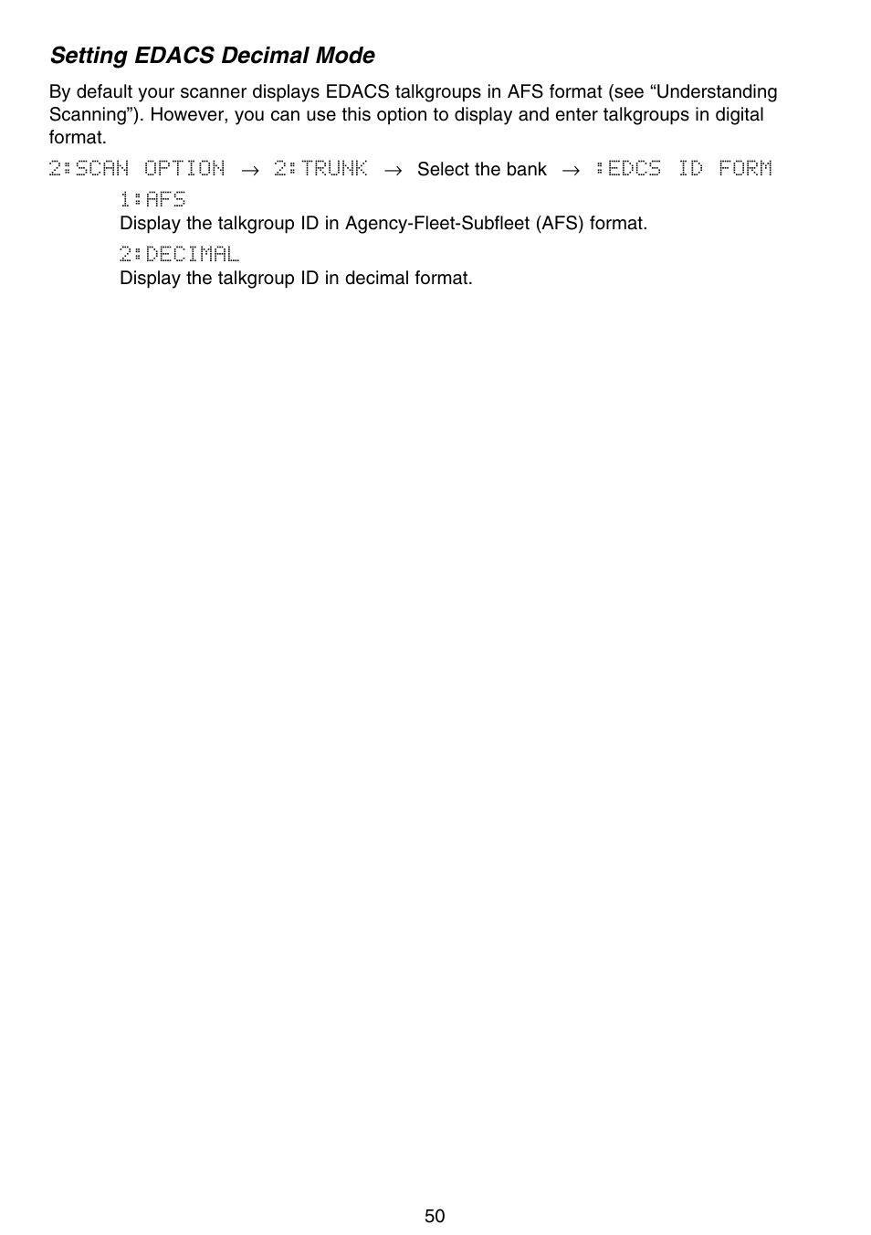 Uniden APCO 25 User Manual | Page 56 / 84