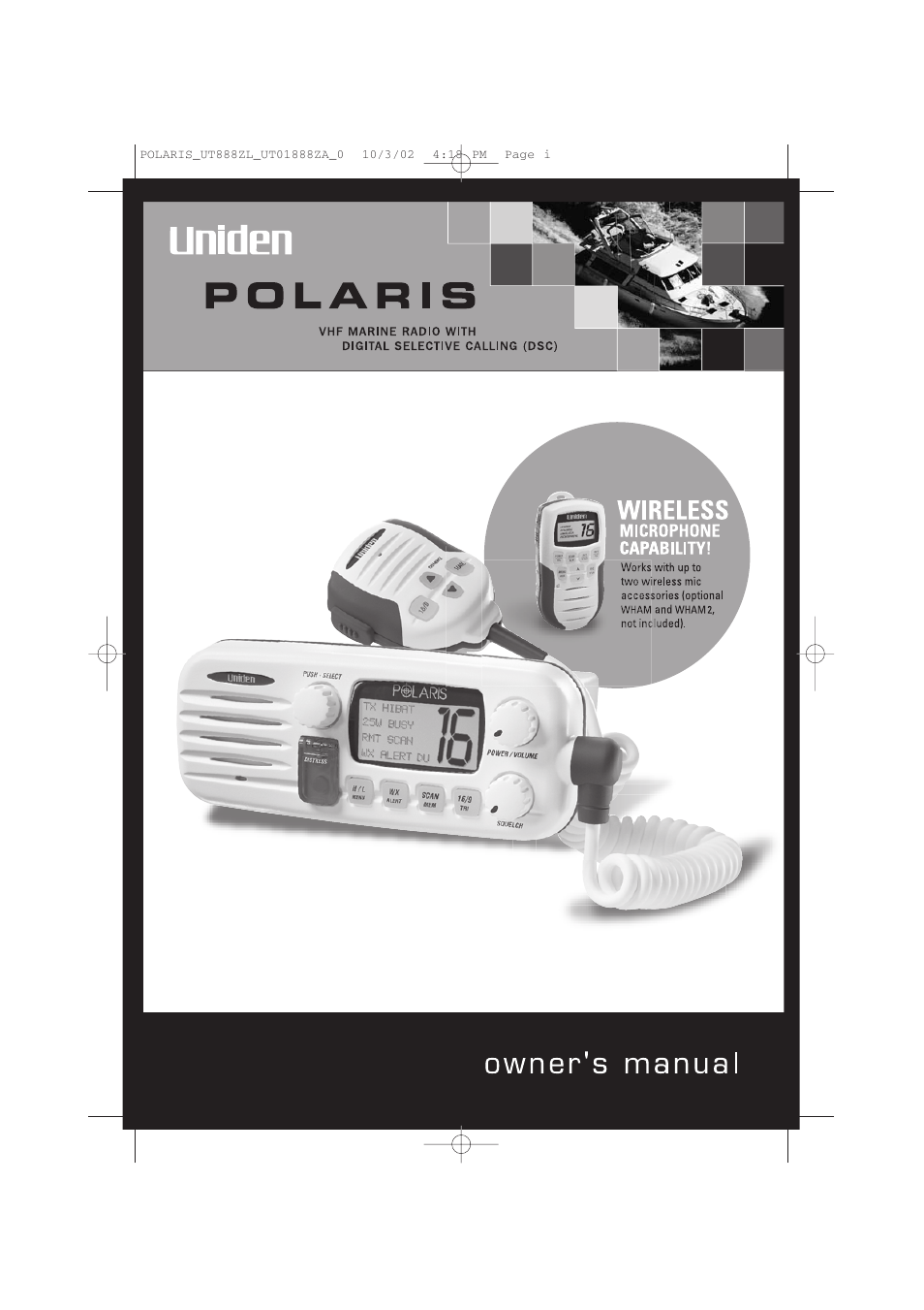 Uniden POLARIS User Manual | 76 pages