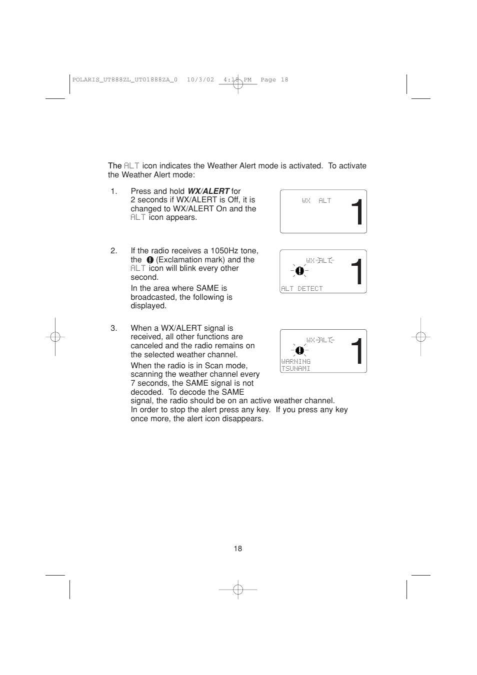 Uniden POLARIS User Manual | Page 21 / 76