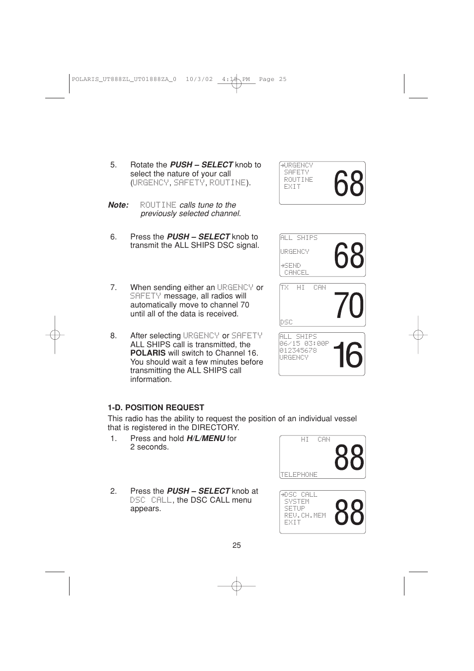 Uniden POLARIS User Manual | Page 28 / 76