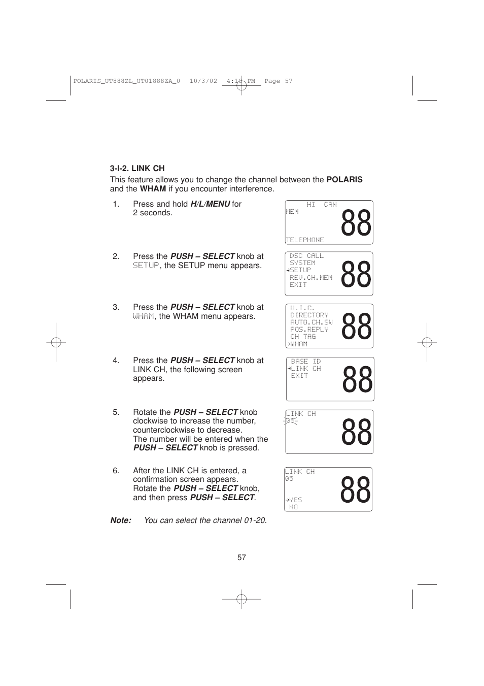 Uniden POLARIS User Manual | Page 60 / 76