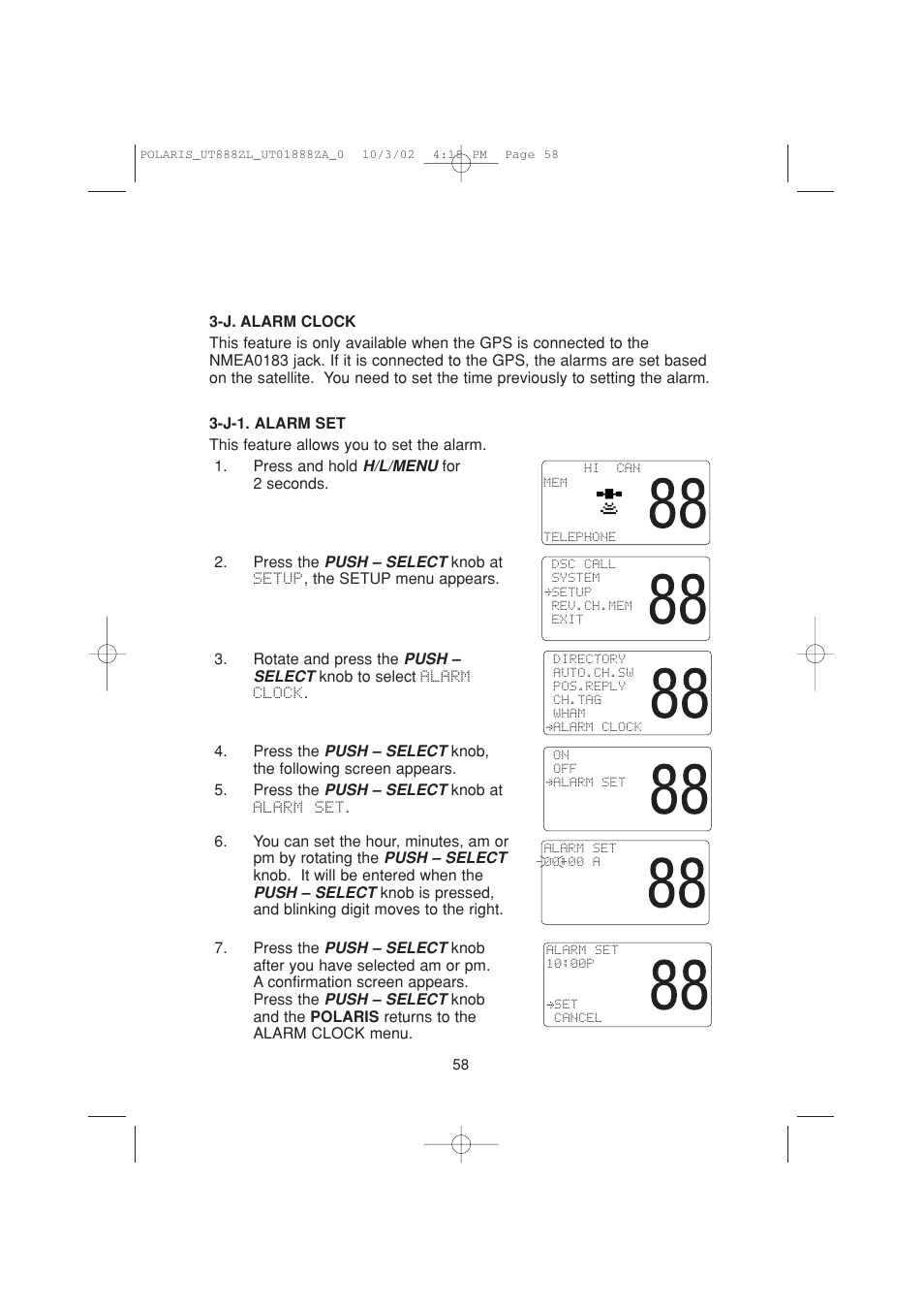 Uniden POLARIS User Manual | Page 61 / 76