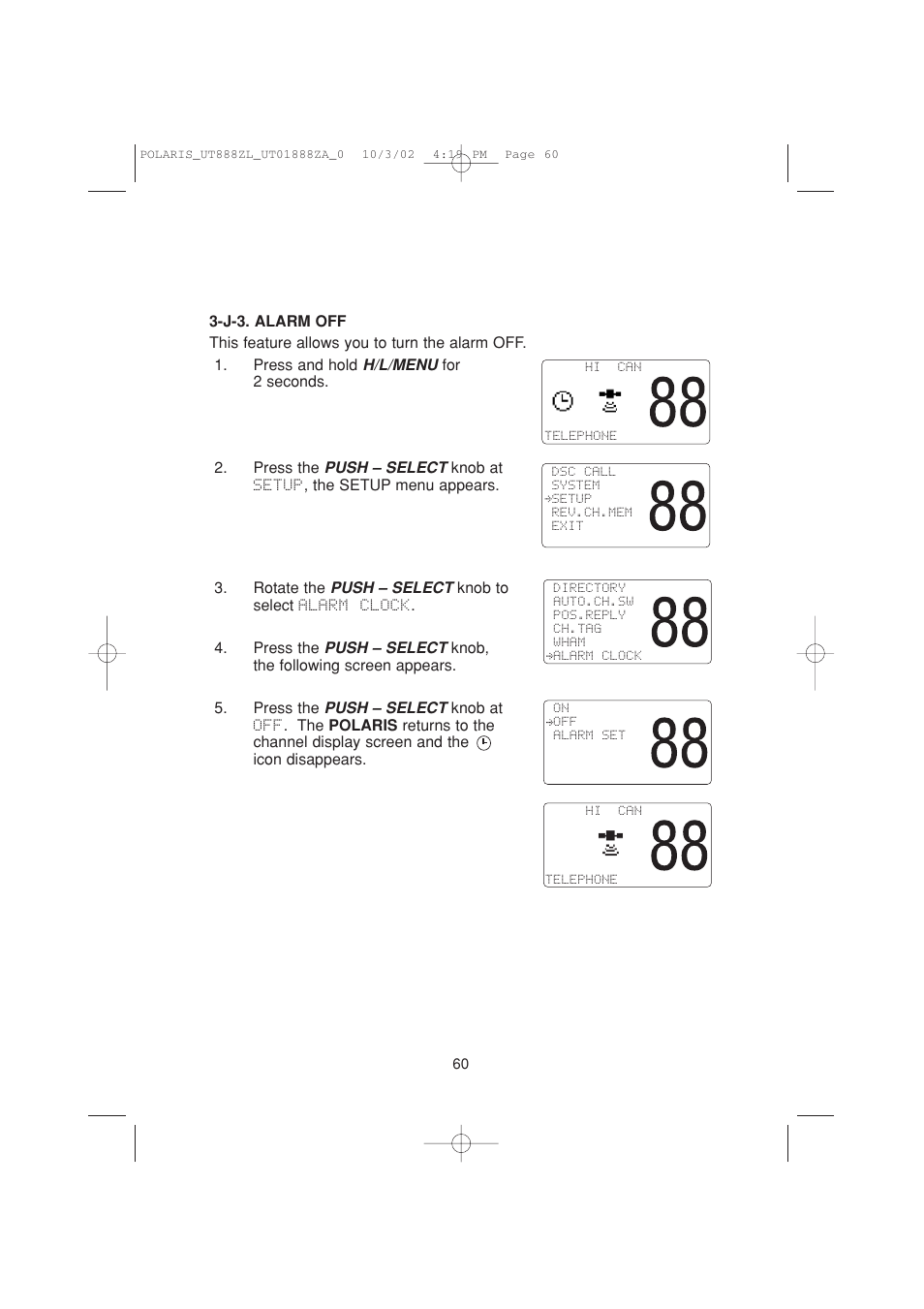 Uniden POLARIS User Manual | Page 63 / 76