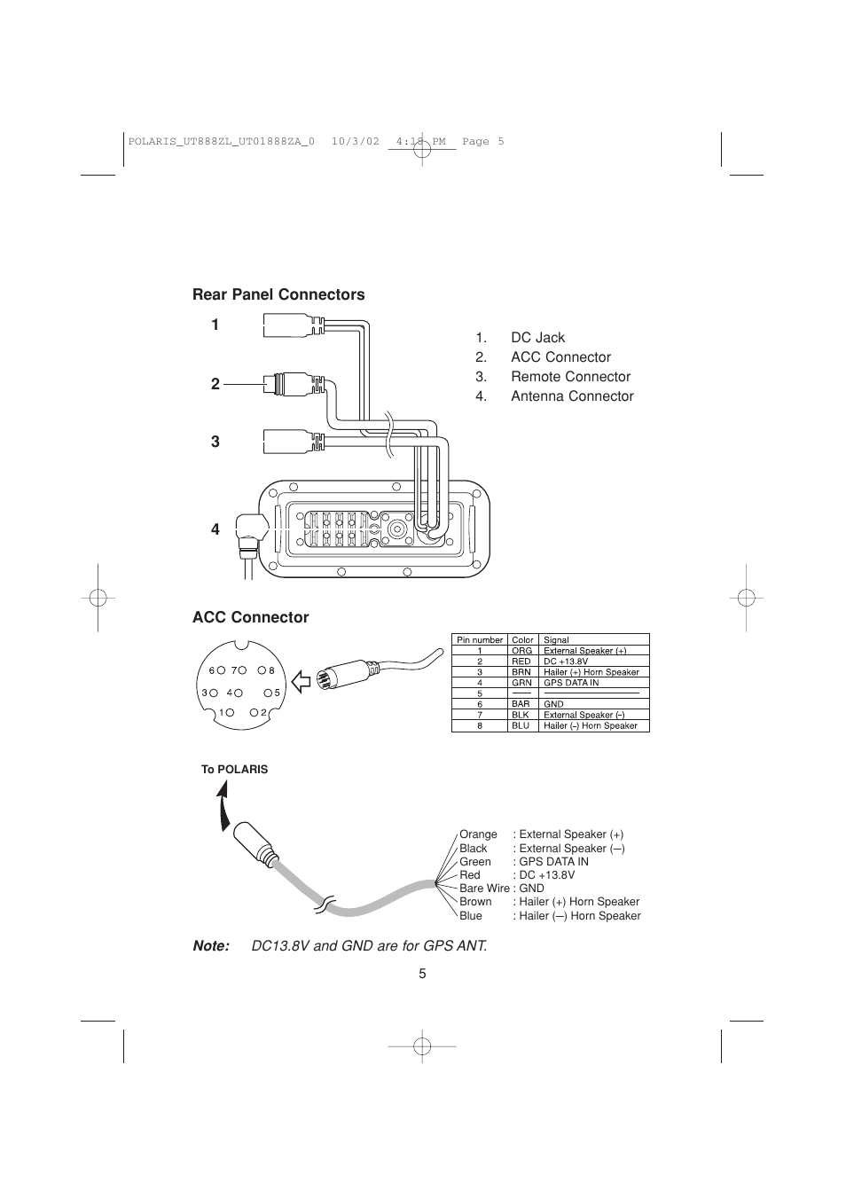 Uniden POLARIS User Manual | Page 8 / 76