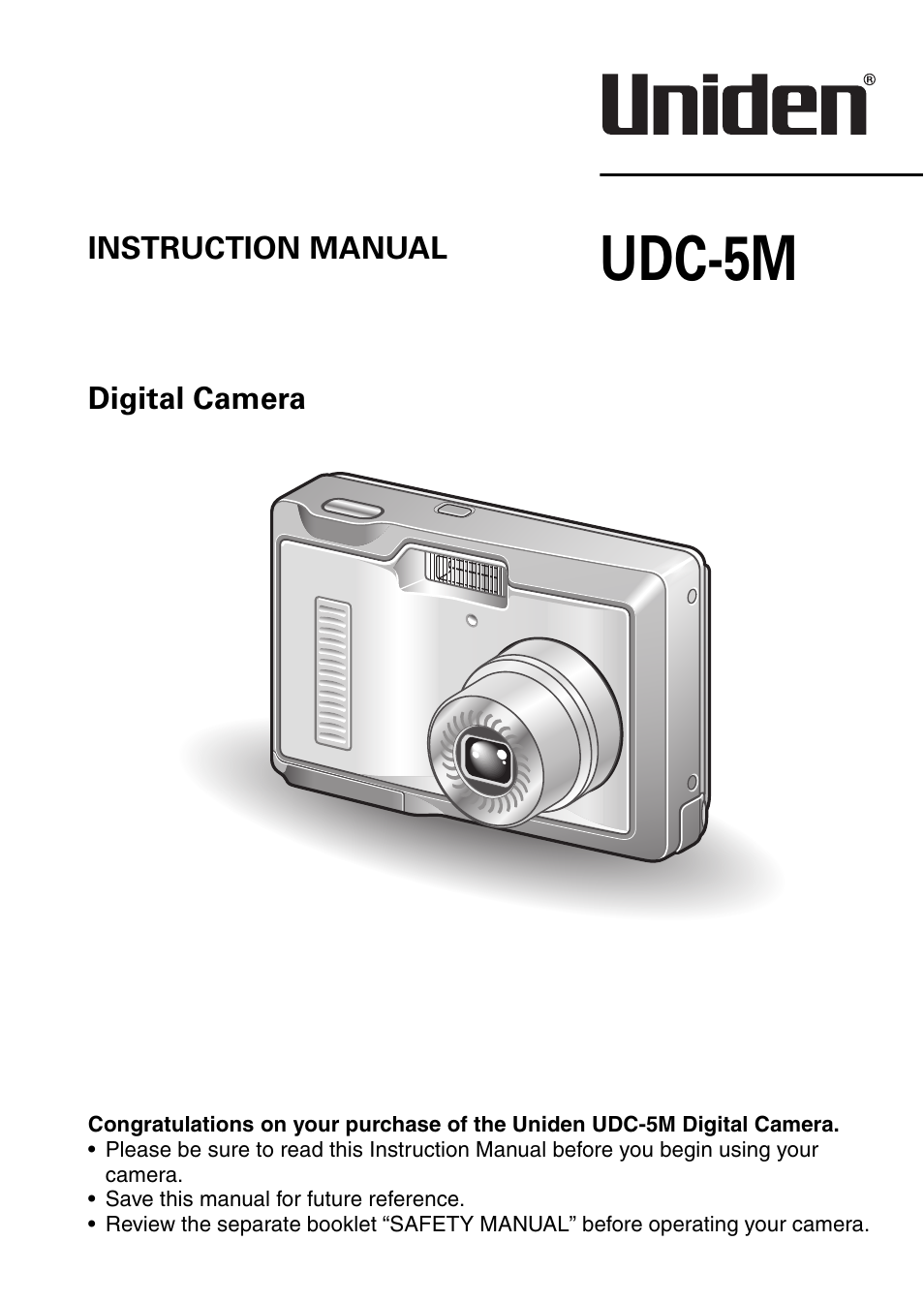 Uniden UDC-5M User Manual | 134 pages