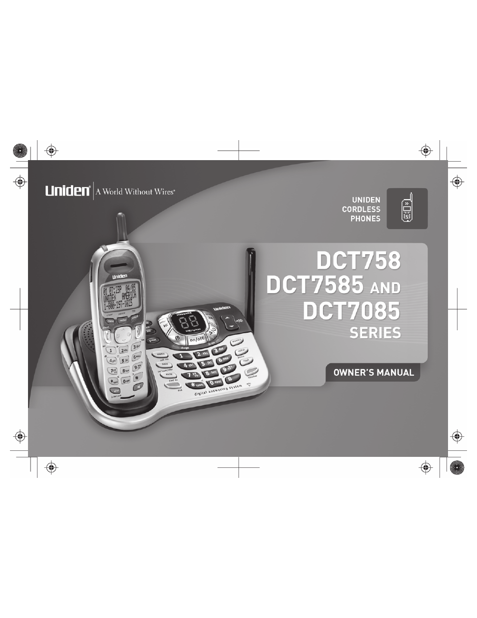 Uniden DCT758 User Manual | 76 pages