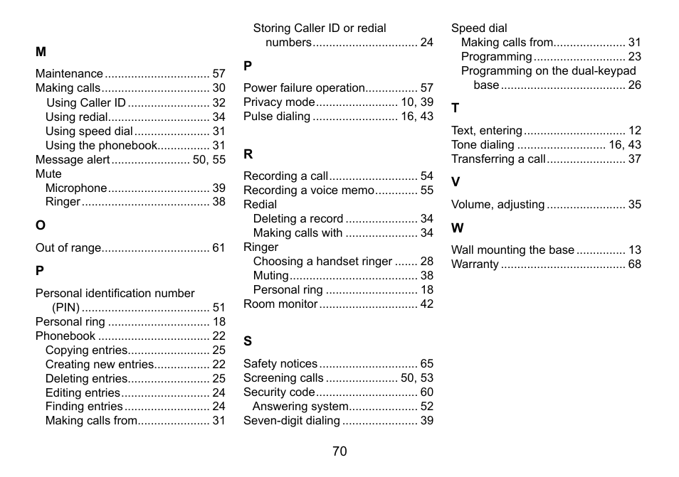 Uniden DCT758 User Manual | Page 71 / 76