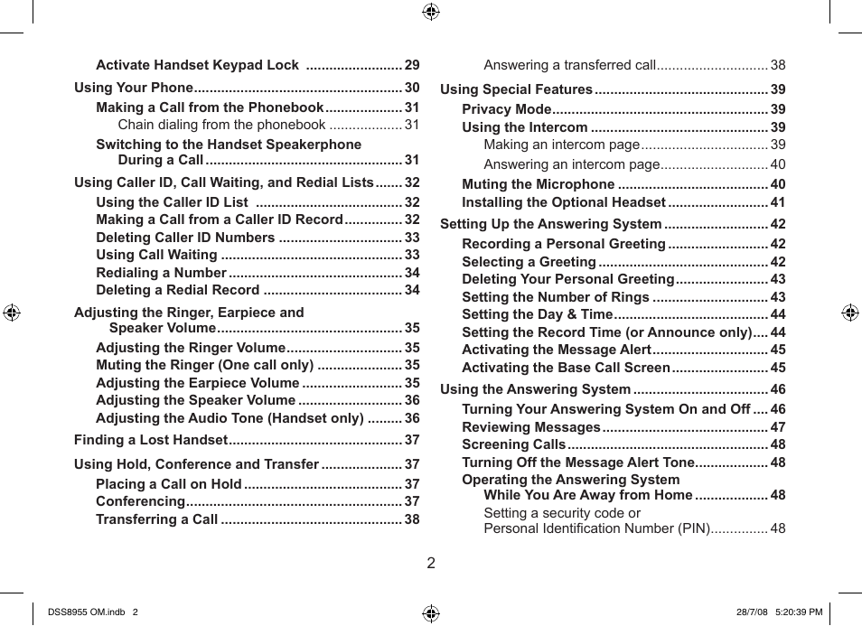 Uniden DSS8955+3 User Manual | Page 3 / 68