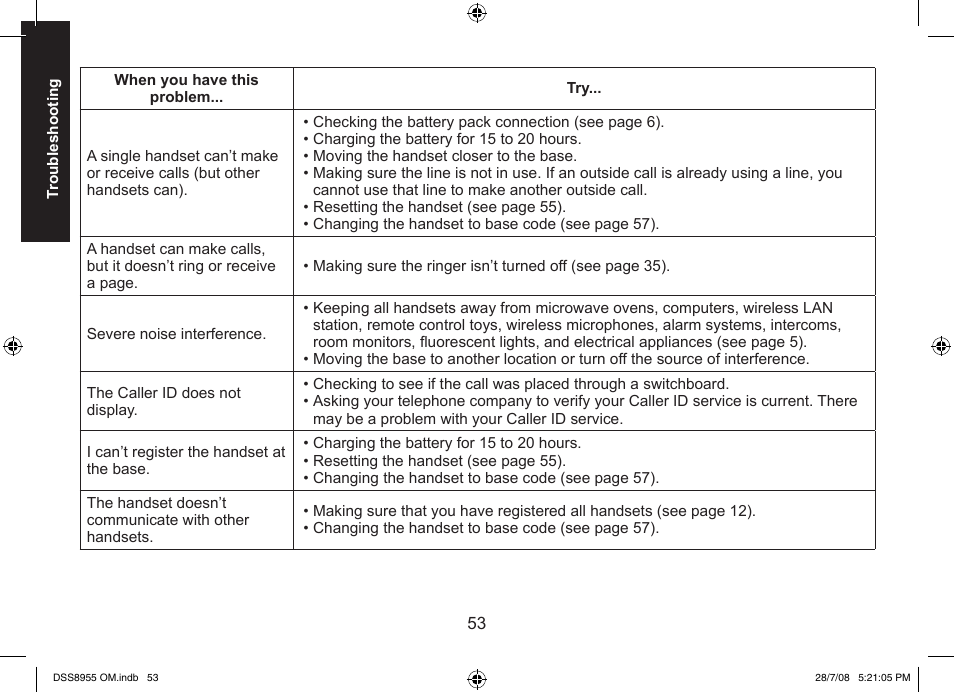 Uniden DSS8955+3 User Manual | Page 54 / 68