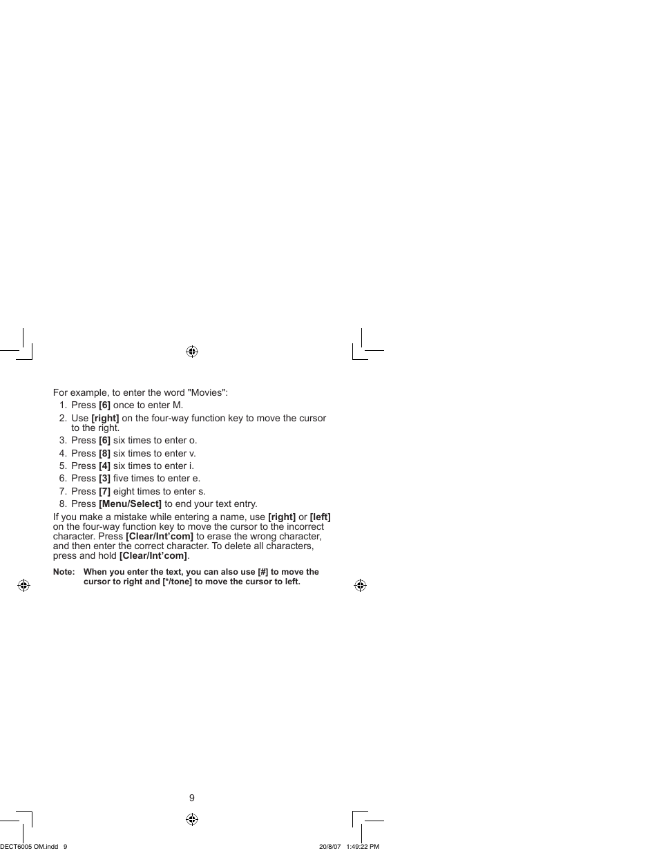 Uniden DECT 6035 User Manual | Page 10 / 20