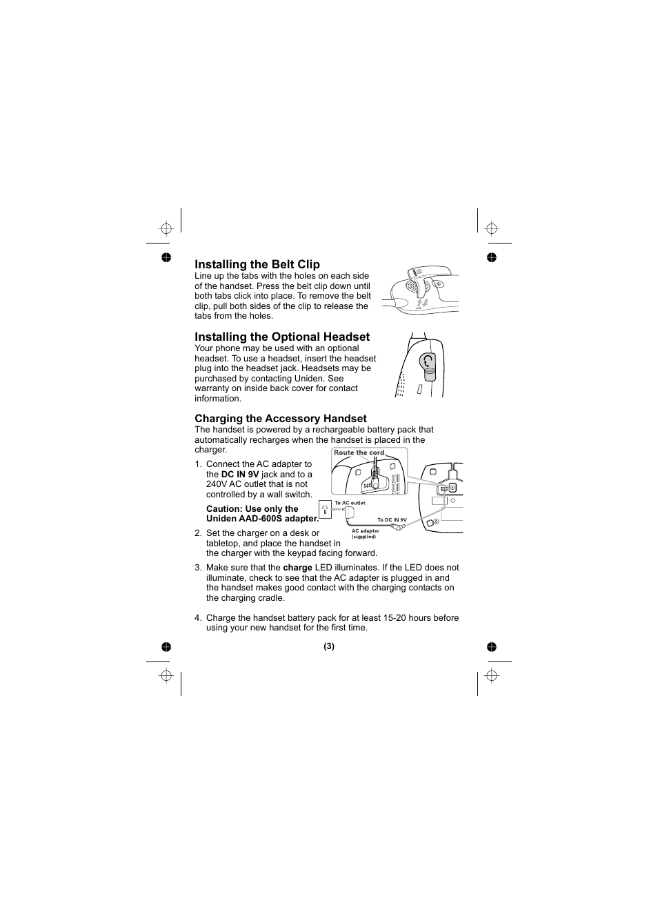 Uniden DSS3405 User Manual | Page 4 / 20