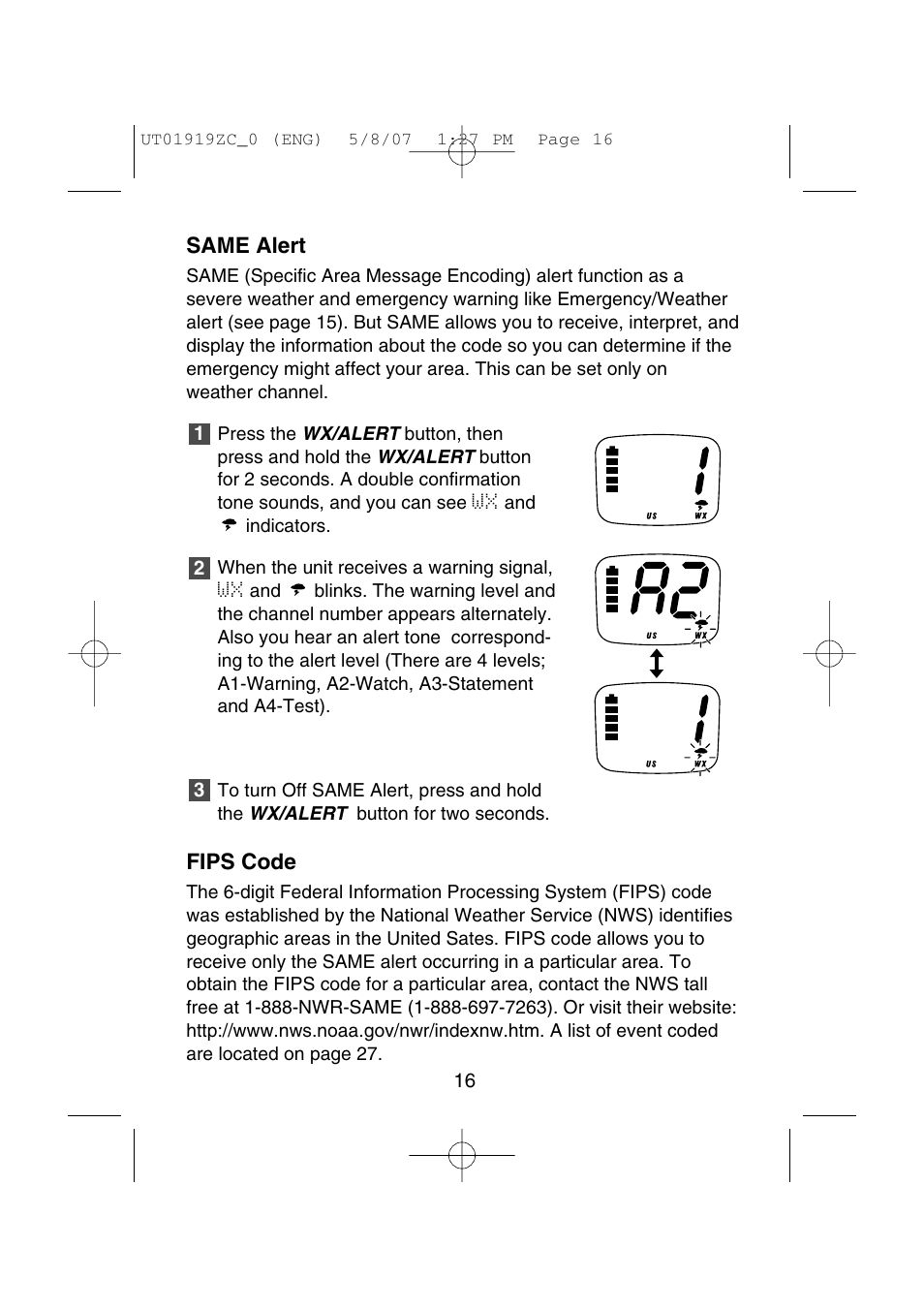 Uniden MHS350 User Manual | Page 18 / 36