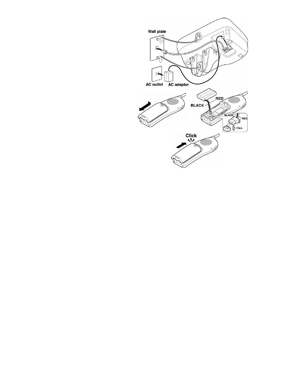 Installing the battery | Uniden DCT7585 User Manual | Page 15 / 76