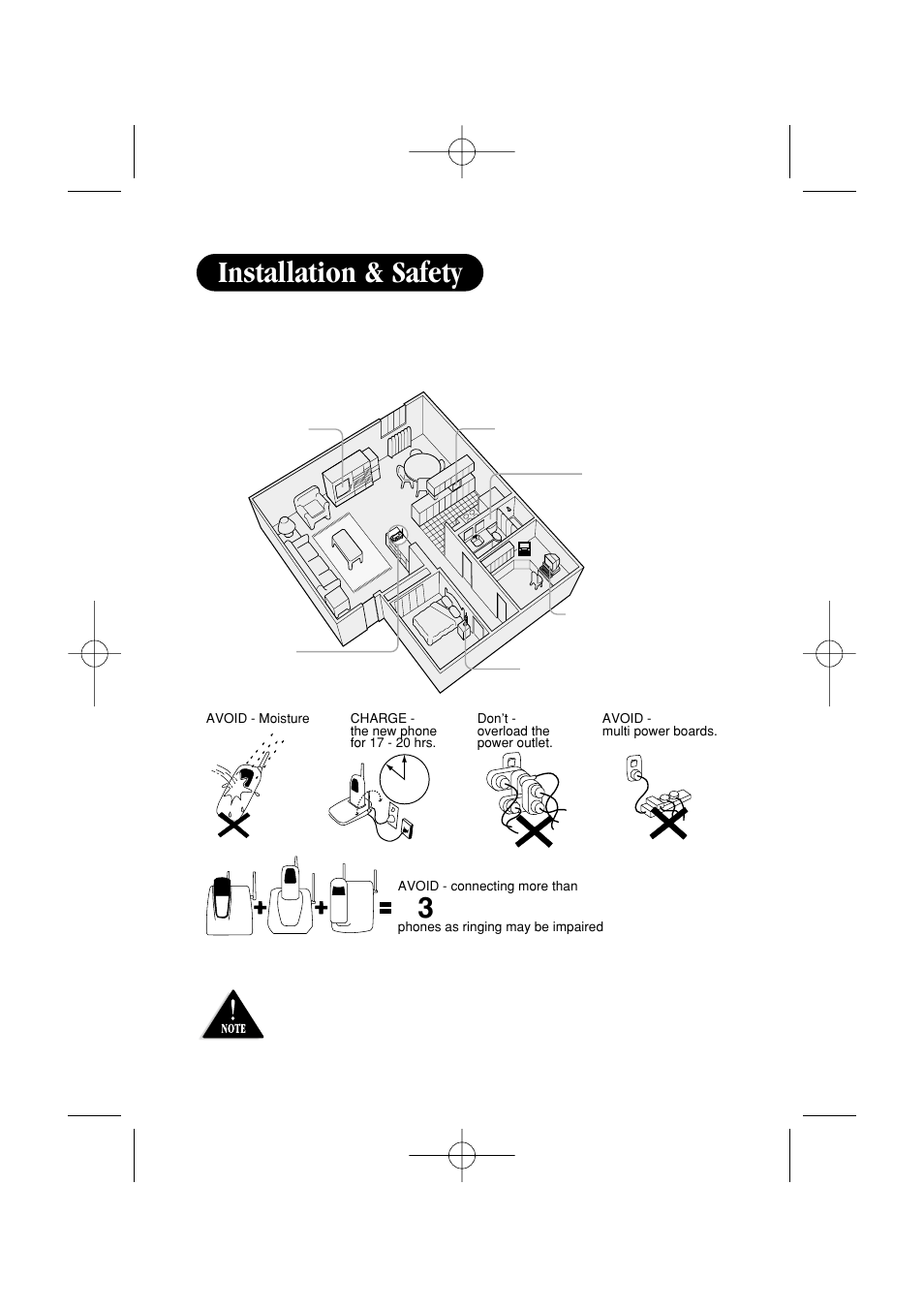 Installation & safety | Uniden DSS 2405 User Manual | Page 3 / 8