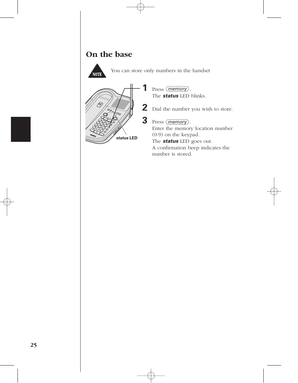 On the base | Uniden 8985 User Manual | Page 28 / 62