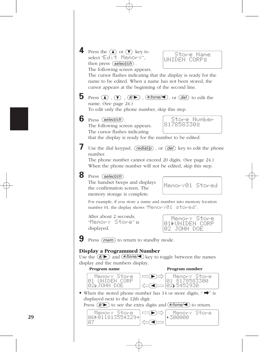 Uniden 8985 User Manual | Page 32 / 62