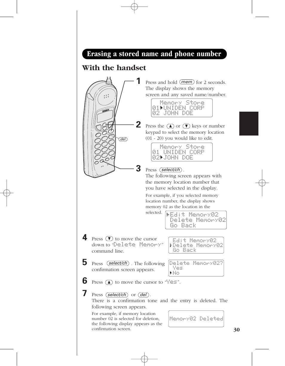 Uniden 8985 User Manual | Page 33 / 62