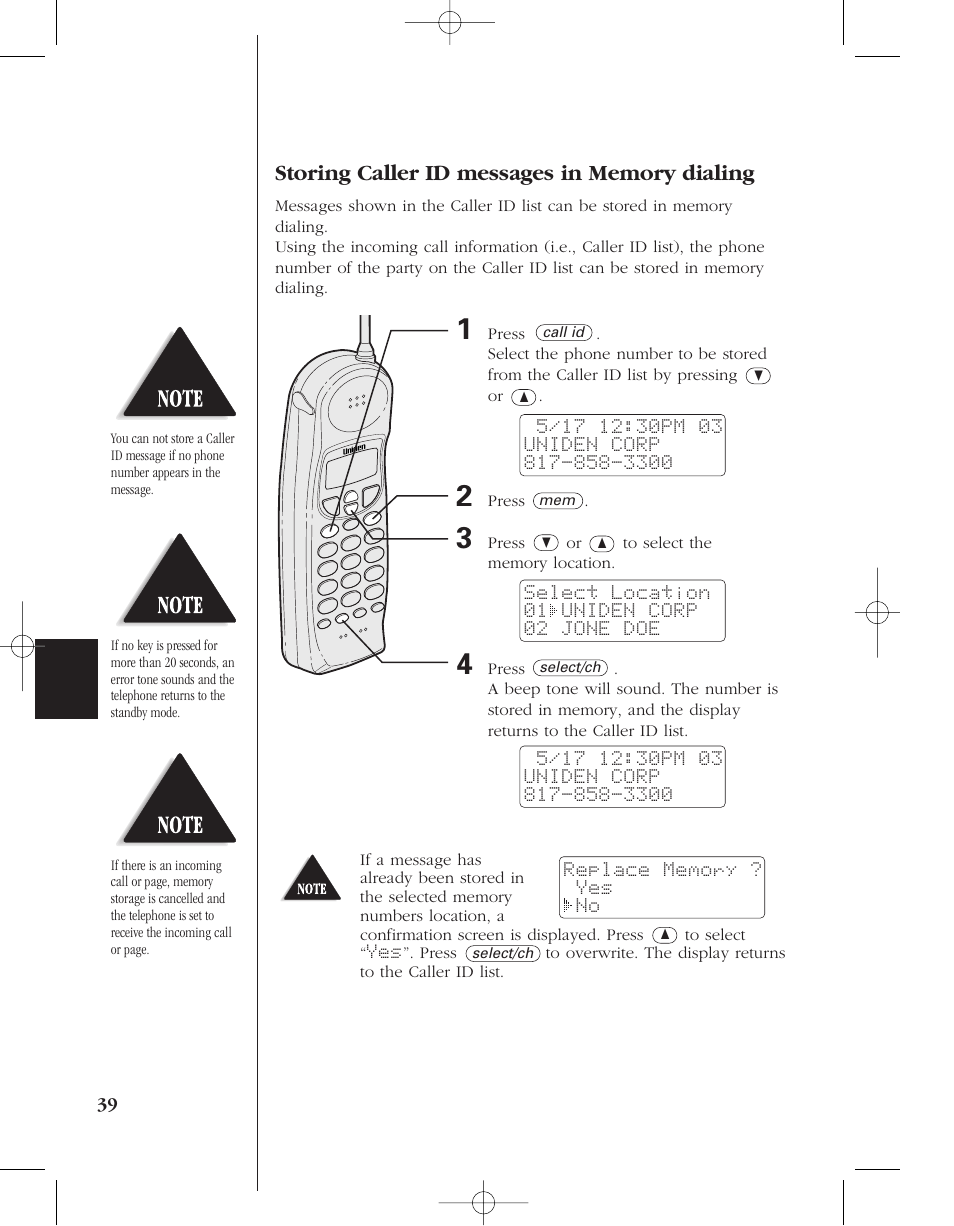 Uniden 8985 User Manual | Page 42 / 62