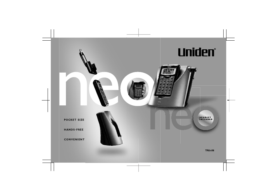 Uniden NEO TRUC56 User Manual | 60 pages