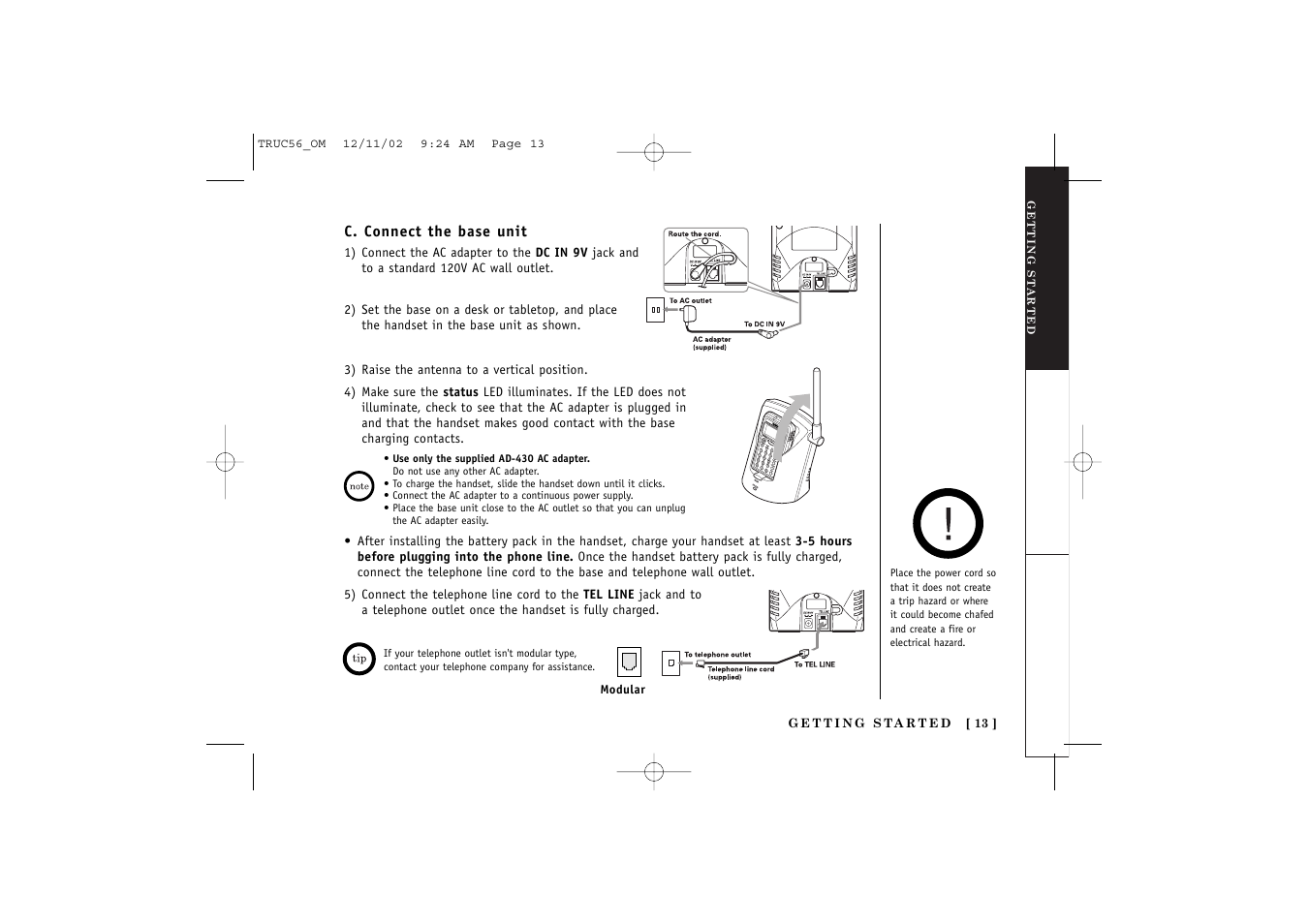 Uniden NEO TRUC56 User Manual | Page 15 / 60