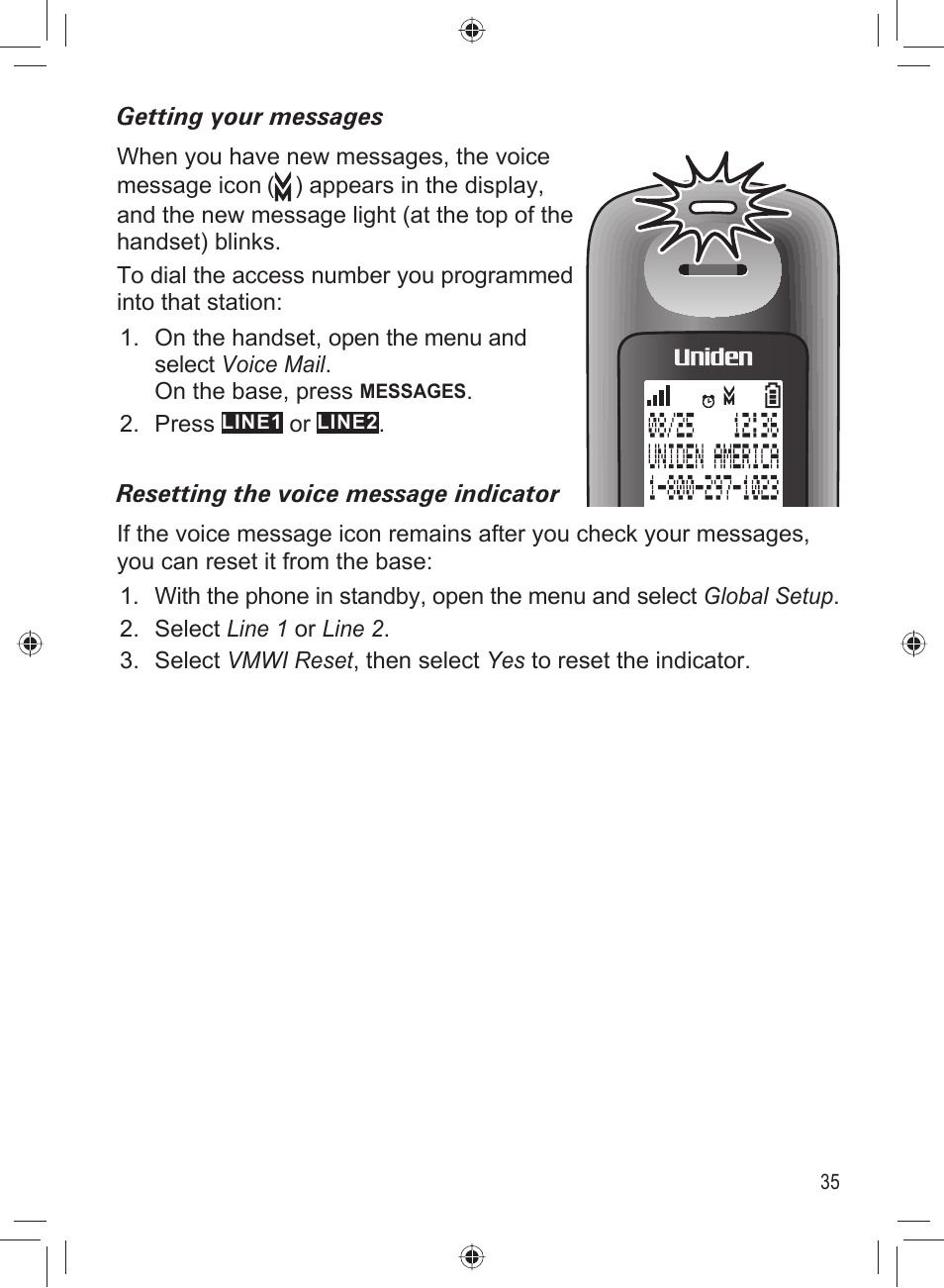 Uniden DECT4066-3 User Manual | Page 37 / 48