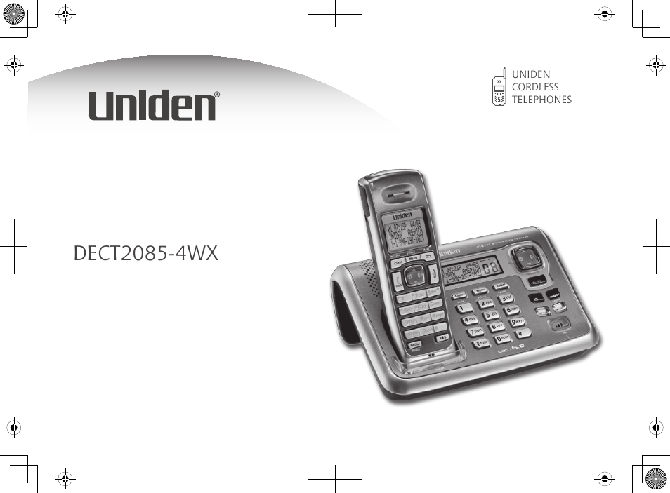 Uniden DECT2085-4WX User Manual | 68 pages