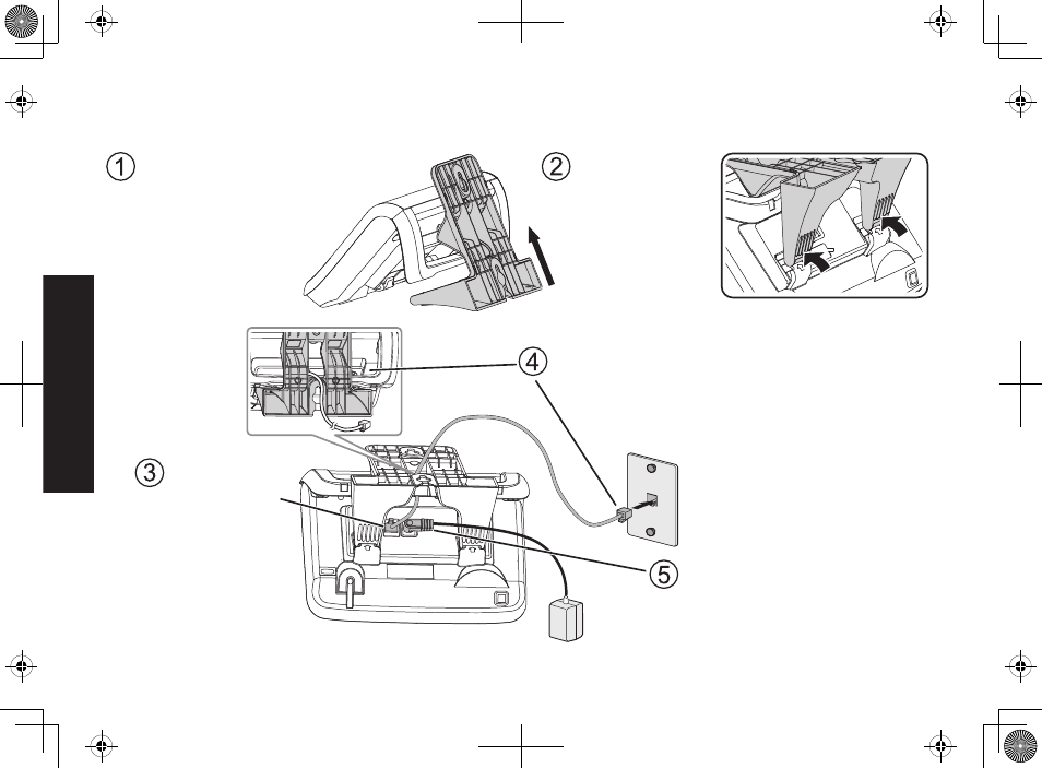 Wall mounting the base | Uniden DECT2085-4WX User Manual | Page 12 / 68