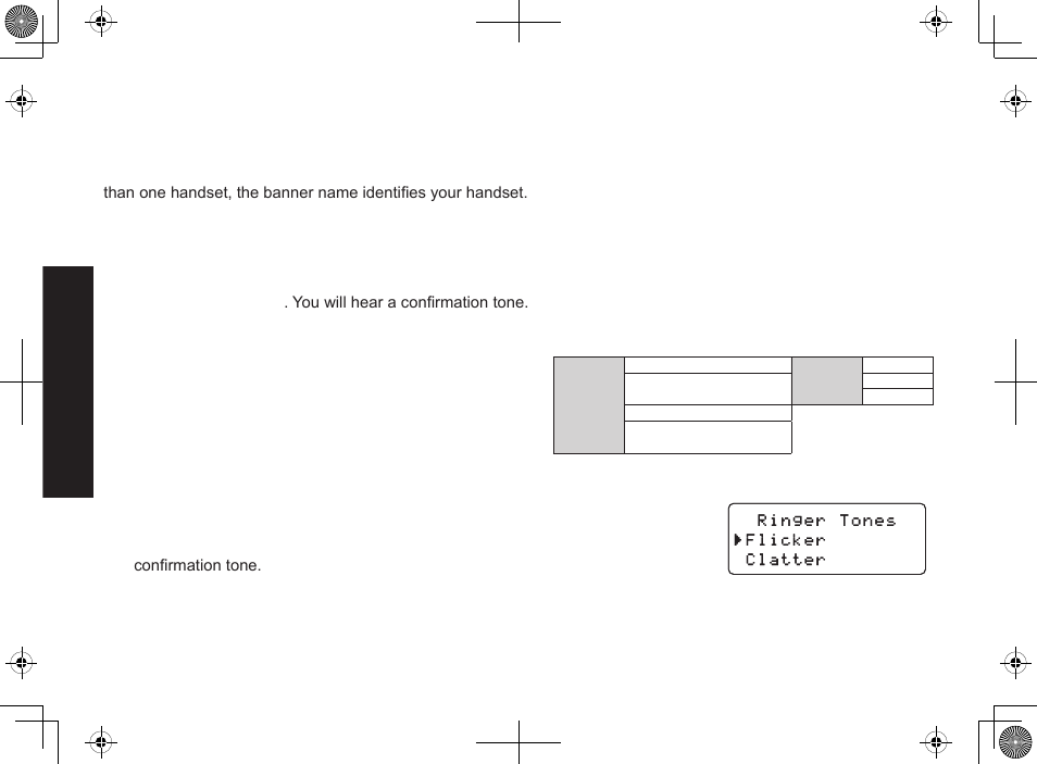 Customizing your phone, Changing the handset banner (handset only), Selecting a ring tone (handset only) | Uniden DECT2085-4WX User Manual | Page 28 / 68