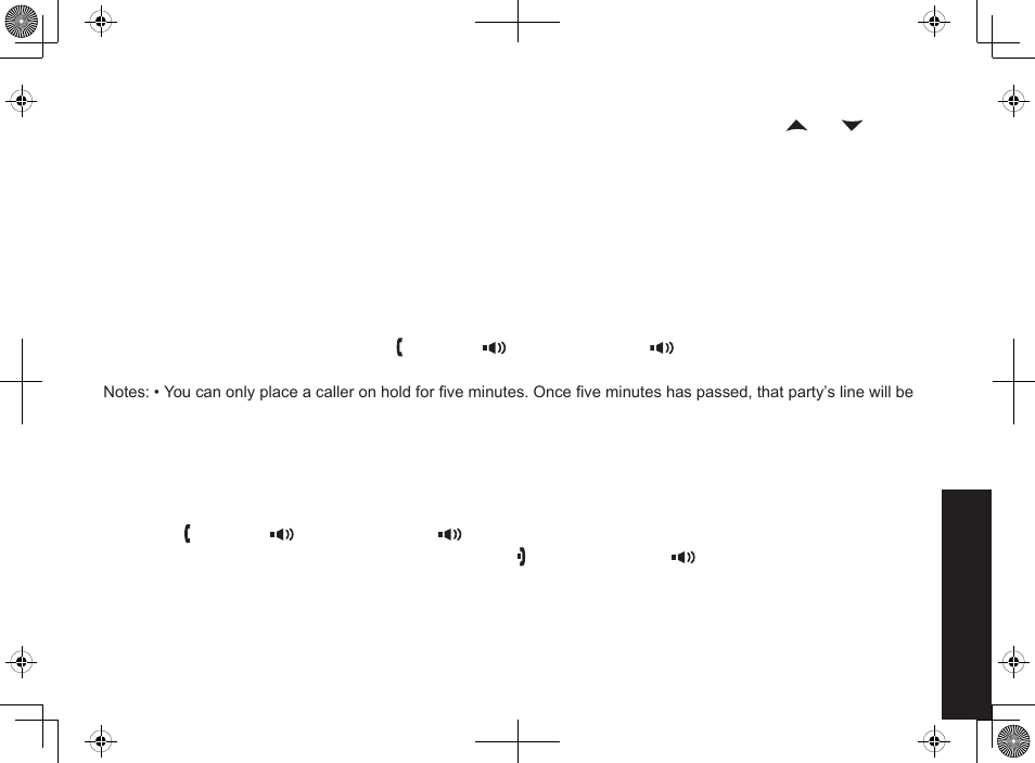 Finding a lost handset, Using hold, conference and transfer, Placing a call on hold | Conferencing | Uniden DECT2085-4WX User Manual | Page 37 / 68