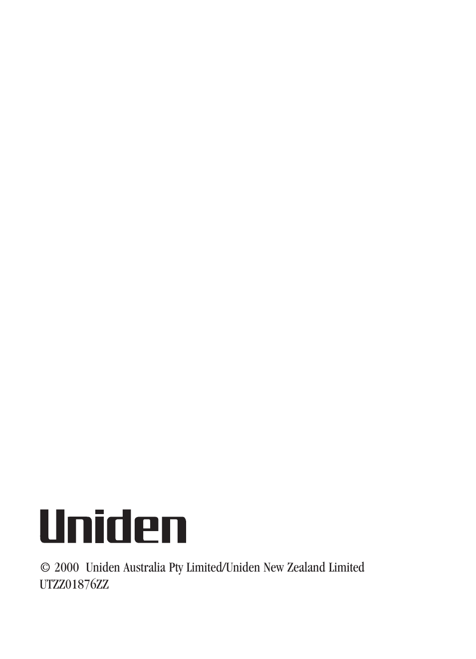 Uniden UH-040XR User Manual | Page 24 / 24