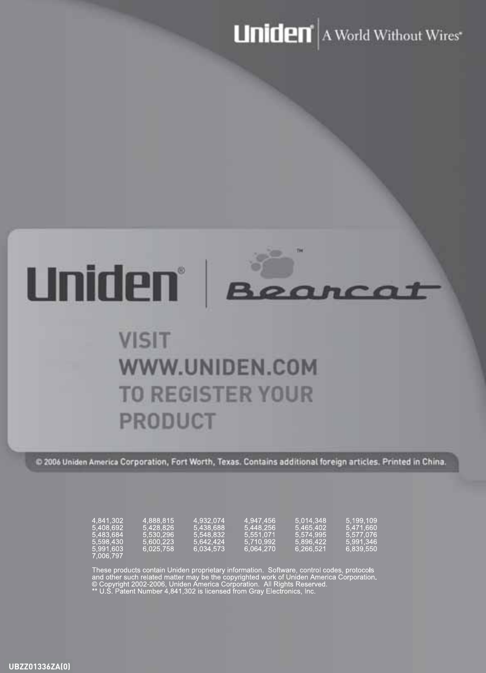 Uniden BCT15 User Manual | Page 152 / 152