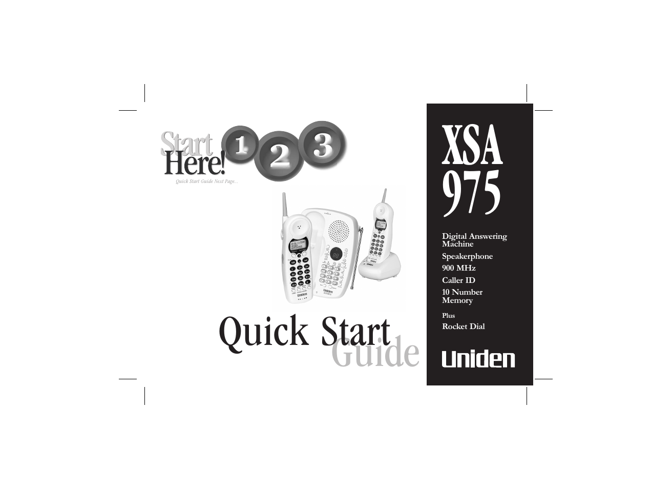 Uniden XSA 975 User Manual | 44 pages