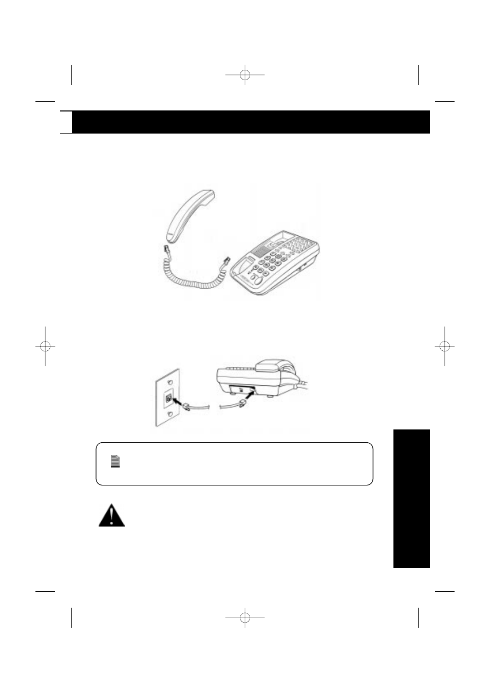 Installation, Handset cord connection, Telephone line cord connection | Installation inst alla tion | Uniden FP101 User Manual | Page 13 / 28