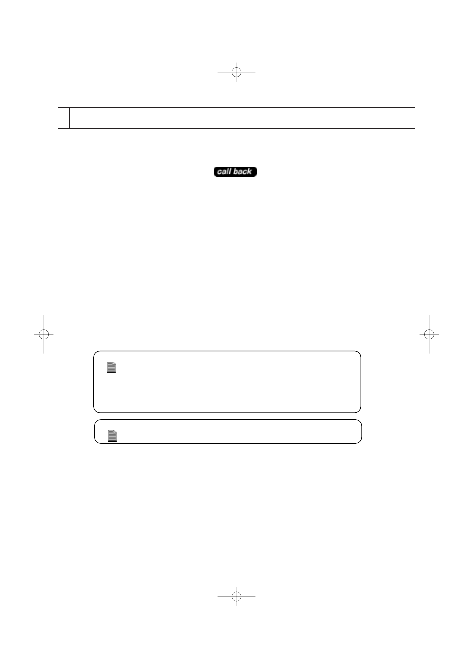 Call back | Uniden FP101 User Manual | Page 21 / 28