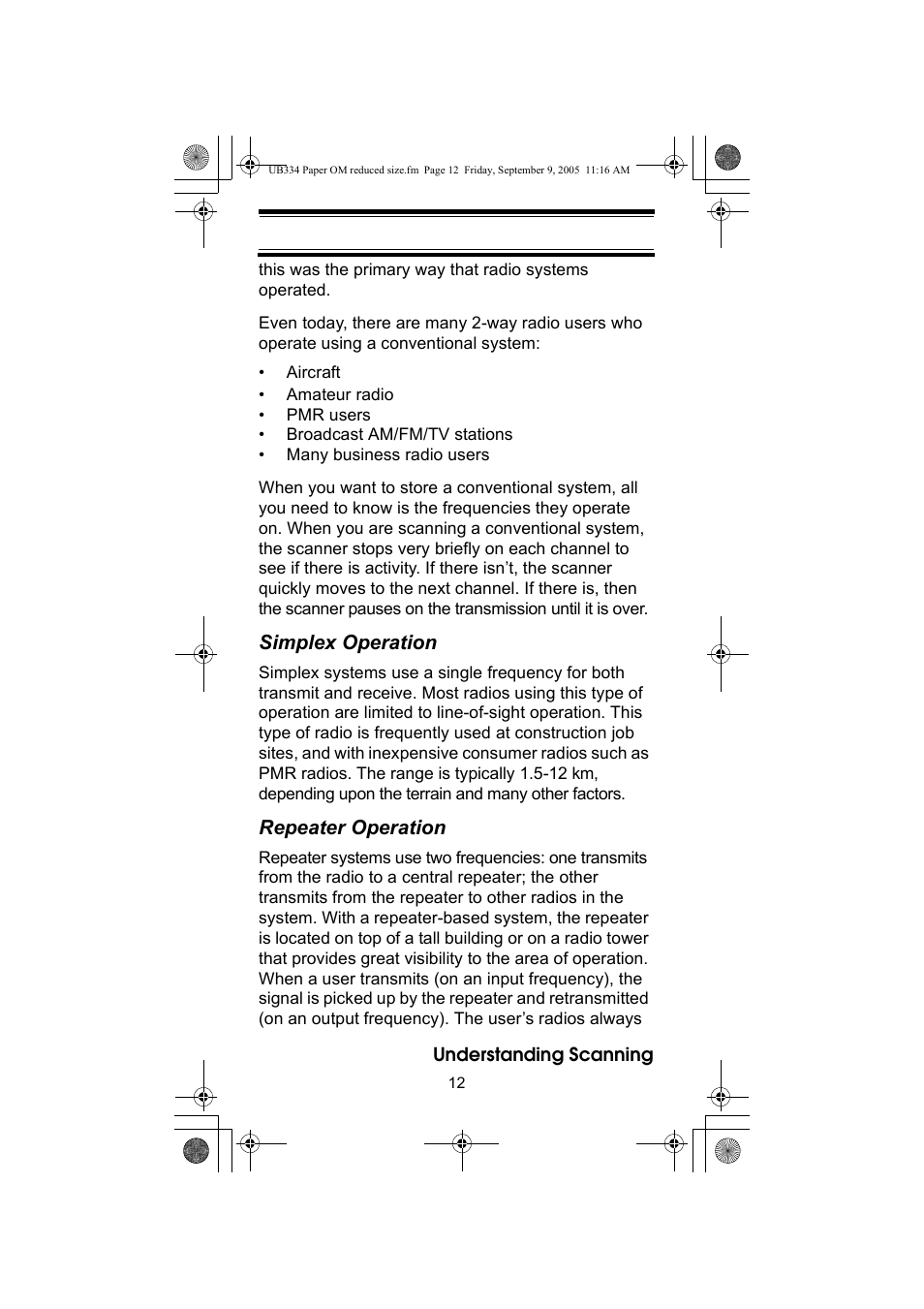 Uniden UBC69XLT User Manual | Page 12 / 44