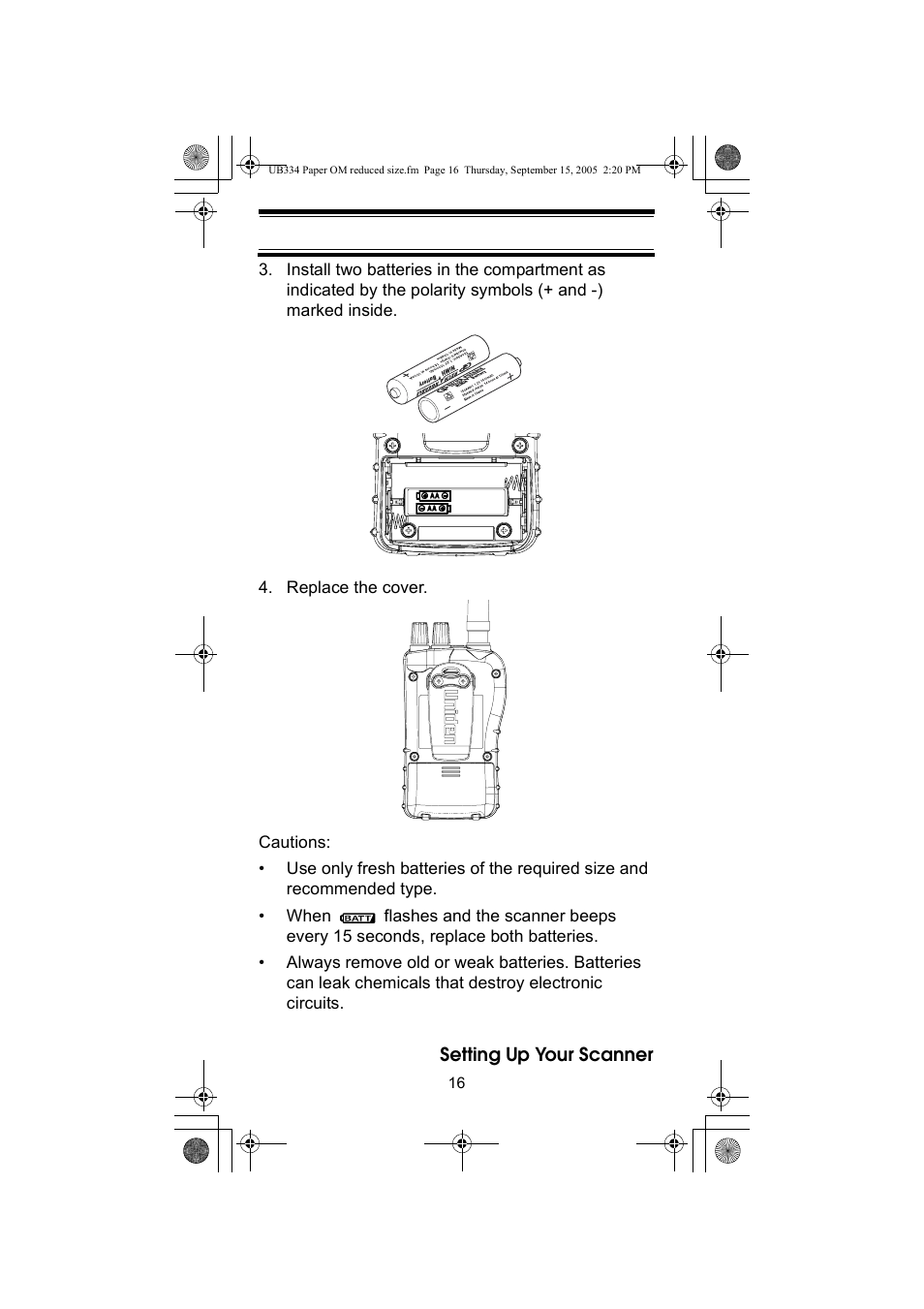 Uniden UBC69XLT User Manual | Page 16 / 44