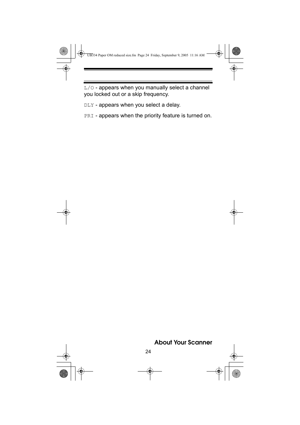 Uniden UBC69XLT User Manual | Page 24 / 44