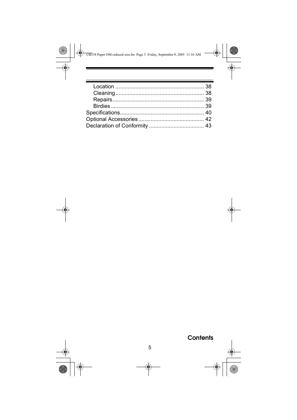 Uniden UBC69XLT User Manual | Page 5 / 44