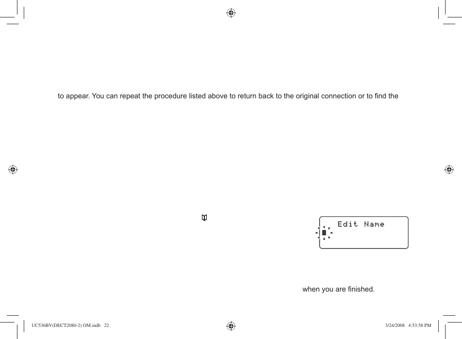 Setting up the phonebook, Creating phonebook entries | Uniden DECT2080 User Manual | Page 23 / 64