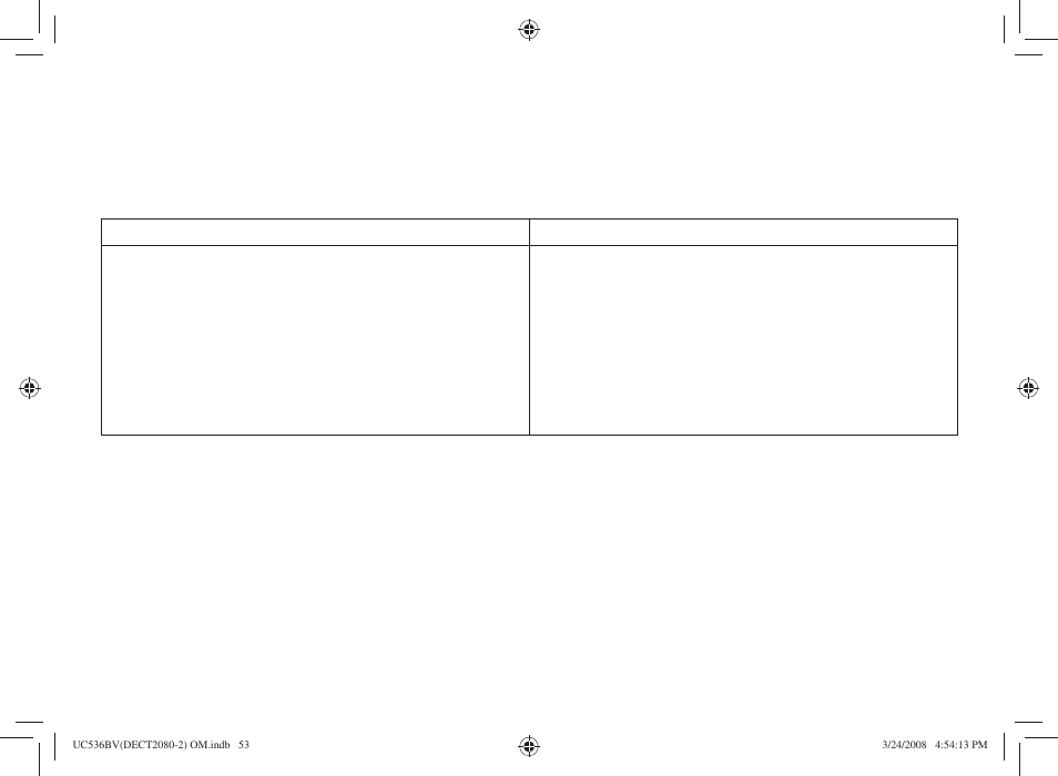 Liquid damage | Uniden DECT2080 User Manual | Page 54 / 64