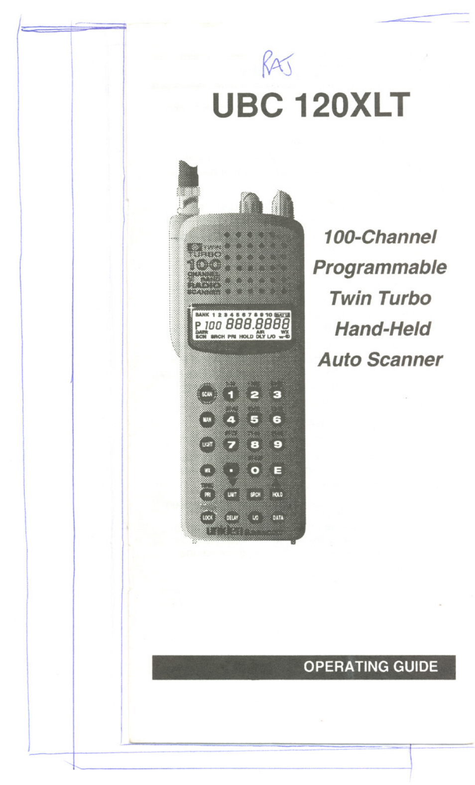 Uniden UBC 120XLT User Manual | 32 pages