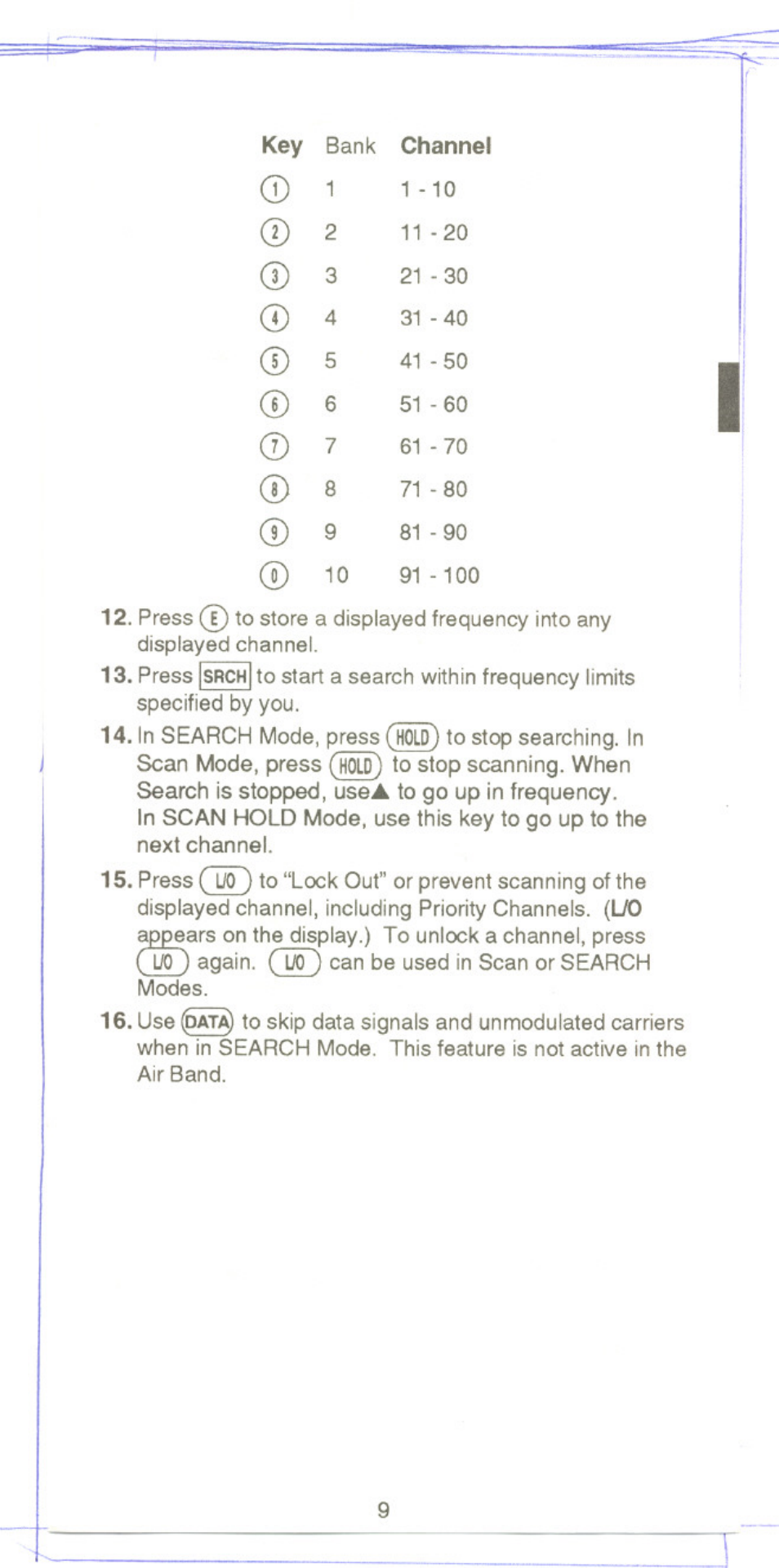 Uniden UBC 120XLT User Manual | Page 11 / 32