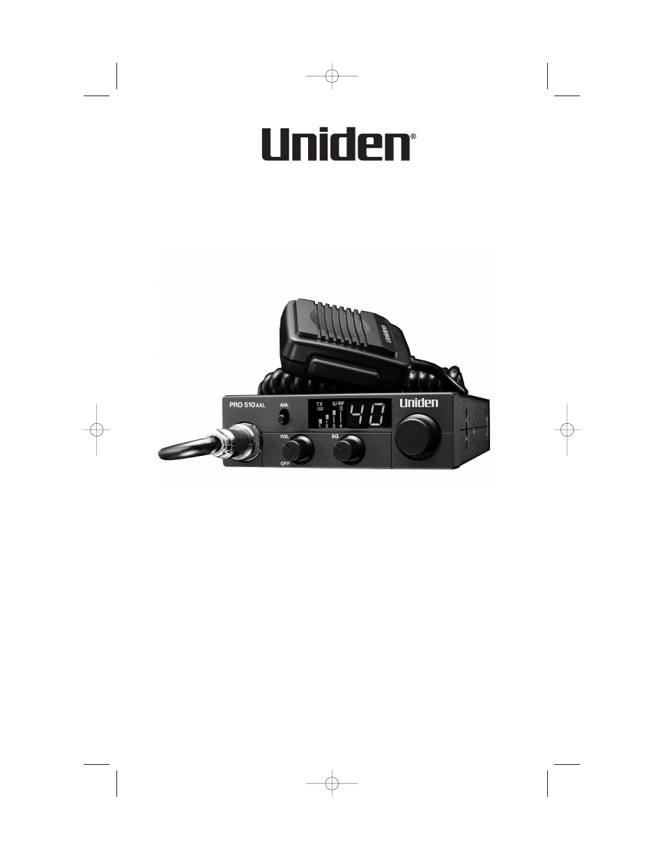 Uniden PRO510AXL User Manual | 12 pages