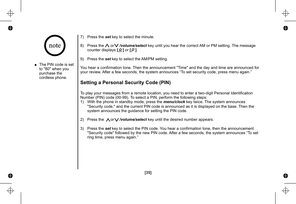 Uniden XSA1255 User Manual | Page 36 / 64