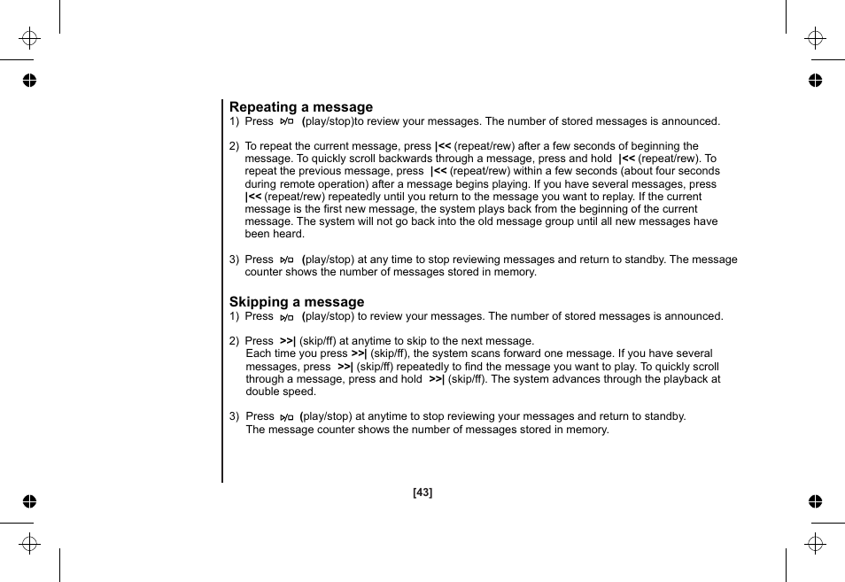 Uniden XSA1255 User Manual | Page 44 / 64