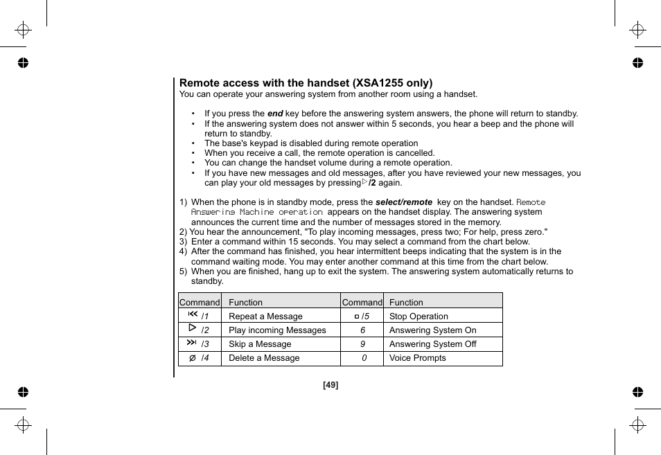 Uniden XSA1255 User Manual | Page 50 / 64