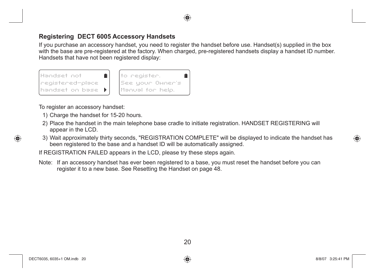 Uniden 6035 + 1 User Manual | Page 21 / 60